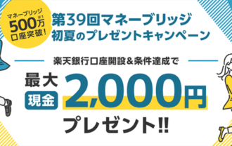 楽天証券＜要エントリー＞【第39回】マネーブリッジ初夏のプレゼントキャンペーン！